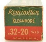 Remington Kleanbore 32-20 Ammunition 100 GR SP Full Box 50 Rds - 2 of 7