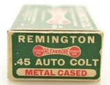 1930's Remington Kleanbore 'Dog Bone' Full Box 45 Auto Colt Ammo - 4 of 7