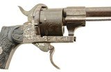 Belgian Folding-Trigger Pinfire Revolver by V. Collette - 3 of 15