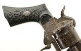 Belgian Folding-Trigger Pinfire Revolver by V. Collette - 2 of 15