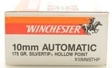 Winchester 10mm Automatic Ammo 175 Grain Silvertip Hollow Point 20 Rds - 2 of 3