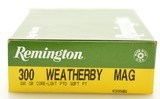 Remington 300 Weatherby Magnum Full Box Ammo 20 Rds 180 Gr PTD SP - 2 of 3