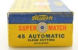 Western Super Match 45 Auto Ammo 210 Gr Semi Wad Cutter 50 Rds - 4 of 6