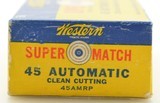 Western Super Match 45 Auto Ammo 210 Gr Semi Wad Cutter 50 Rds - 2 of 6