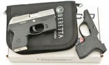 Beretta 380 Pico INOX Pistol LaserMax Flash Light Frame 2 Mags Extras - 1 of 13