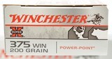 2 Boxes Winchester 375 Win Ammo 200 Grain Power Point 40 Rounds - 2 of 3