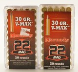 Hornady V-Max 22 Magnum Ammo 30 Grain V-Max 100 Rounds - 1 of 3