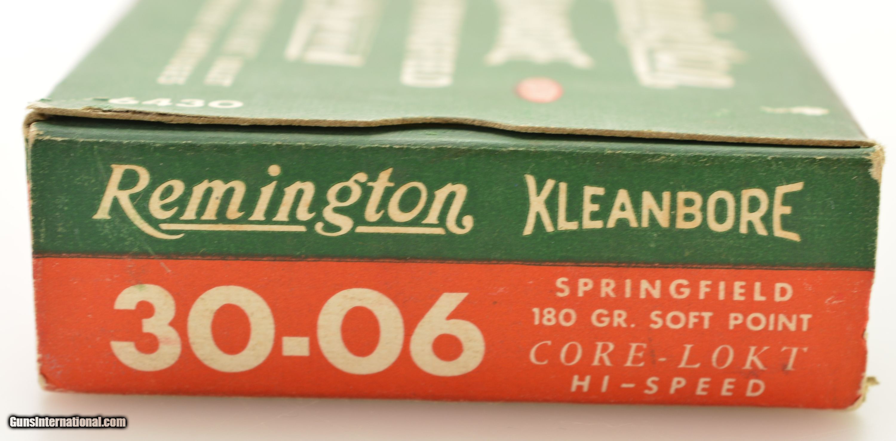 Post War Remington 30-06 Kleanbore Hi-Speed Ammo 180 Gr SP 20 Rounds