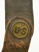 Watervliet Arsenal 1873 Trapdoor Trowel Bayonet& Scabbard - 9 of 10