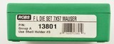 RCBS FL Die Set 7 x 57 Mauser Ammo Reloading #13801 & #3 Holder - 4 of 4