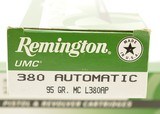 Remington 380 Automatic Ammo 95 Grain MC 100 Rounds - 2 of 3