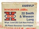 32 Smith & Wesson Long Ammo 100 Rounds 2 Full Boxes 98 Grain - 2 of 3