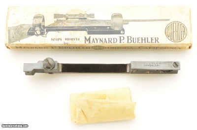 Maynard P. Buehler Scope Mount Mauser Sm Ring Browning Gun Part