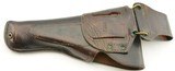 U.S. WWII M1916 .45 BOYT 1944 Dated Black Leather Holster. - 2 of 5