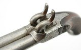 Large-Bore Belgian Double Barrel Percussion Turn-Off Antique Pistol - 11 of 15