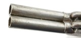 Large-Bore Belgian Double Barrel Percussion Turn-Off Antique Pistol - 13 of 15