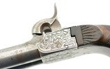 Large-Bore Belgian Double Barrel Percussion Turn-Off Antique Pistol - 7 of 15