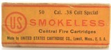 Sealed Box 38 Colt Special Smokeless Ammo Orange Label US Cart. Co - 3 of 6