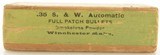 Scarce Winchester Factory Sealed 35 S&W Automatic Ammo Full Patch 1914 - 2 of 6