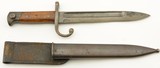 Rare Remington Model 1889 Export Bayonet with Scabbard - 2 of 14