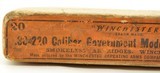 Scarce Early Winchester Soft Point 30 Gov't Ammo 30-220 Caliber Model - 3 of 9