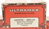 Ultramax 44 Special 200 Grain Round Nose Flat Point Ammo 100 Rounds Co - 2 of 3