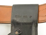 Vintage Don Hume NO.7 Holster BLK RH and Belt set up - 5 of 6