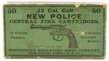 Seldom Seen 1896 Box Winchester 32 Colt New Police Picture Box Ammo - 1 of 8