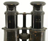 British Broad Arrow Marked Lemaire Paris WW1 Binoculars and Case c.191 - 7 of 13