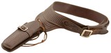 George Lawrence gunfighter basket weave holster with Rig 78B 657 - 1 of 7