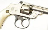 S&W .32 Safety Hammerless Revolver with Rare 6" Barrel & Factory MOP - 3 of 15