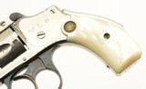 S&W .32 Safety Hammerless Revolver with Rare 6" Barrel & Factory MOP - 5 of 15