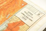 WW2 US Army Escape and Evasion Cloth Map - 2 of 10