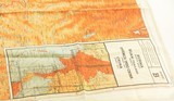 WW2 US Army Escape and Evasion Cloth Map