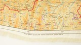 WW2 US Army Escape and Evasion Cloth Map - 7 of 10