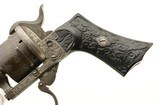 Belgian Folding-Trigger Pinfire Revolver by V. Collette - 7 of 15