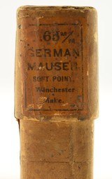 Seldom-Seen Winchester 7.65 mm German Mauser Ammo Full Box6-6 Date - 3 of 8