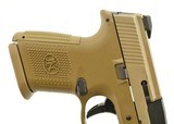 FN FNS-9C Compact Pistol 9mm 12+1 & Extended 17+1 Mags FDE - 2 of 14