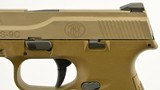 FN FNS-9C Compact Pistol 9mm 12+1 & Extended 17+1 Mags FDE - 6 of 14