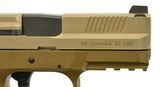 FN FNS-9C Compact Pistol 9mm 12+1 & Extended 17+1 Mags FDE - 4 of 14