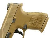 FN FNS-9C Compact Pistol 9mm 12+1 & Extended 17+1 Mags FDE - 5 of 14