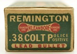 Remington UMC Kleanbore 38 Colt Police Positive Ammo Full Box Dog Bone - 3 of 7