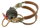 WWII Western Electric ANB-H-1 Flying Helmet Receiver Headphones Set - 1 of 8