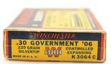 Scarce 220 Grain Winchester Grizzly Bear Box 30 Govt '06 Ammo 30-06 - 5 of 7