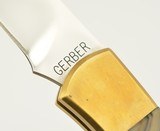 Gerber Folding Sportsman Knife Large Genuine Agate Stone USA - 3 of 8