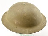 WWII Canadian Mk2 Combat Helmet 1942 Dated - 2 of 5