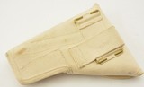 White 2cd pattern Canadian army canvas holster for Browning HP pistol - 2 of 4