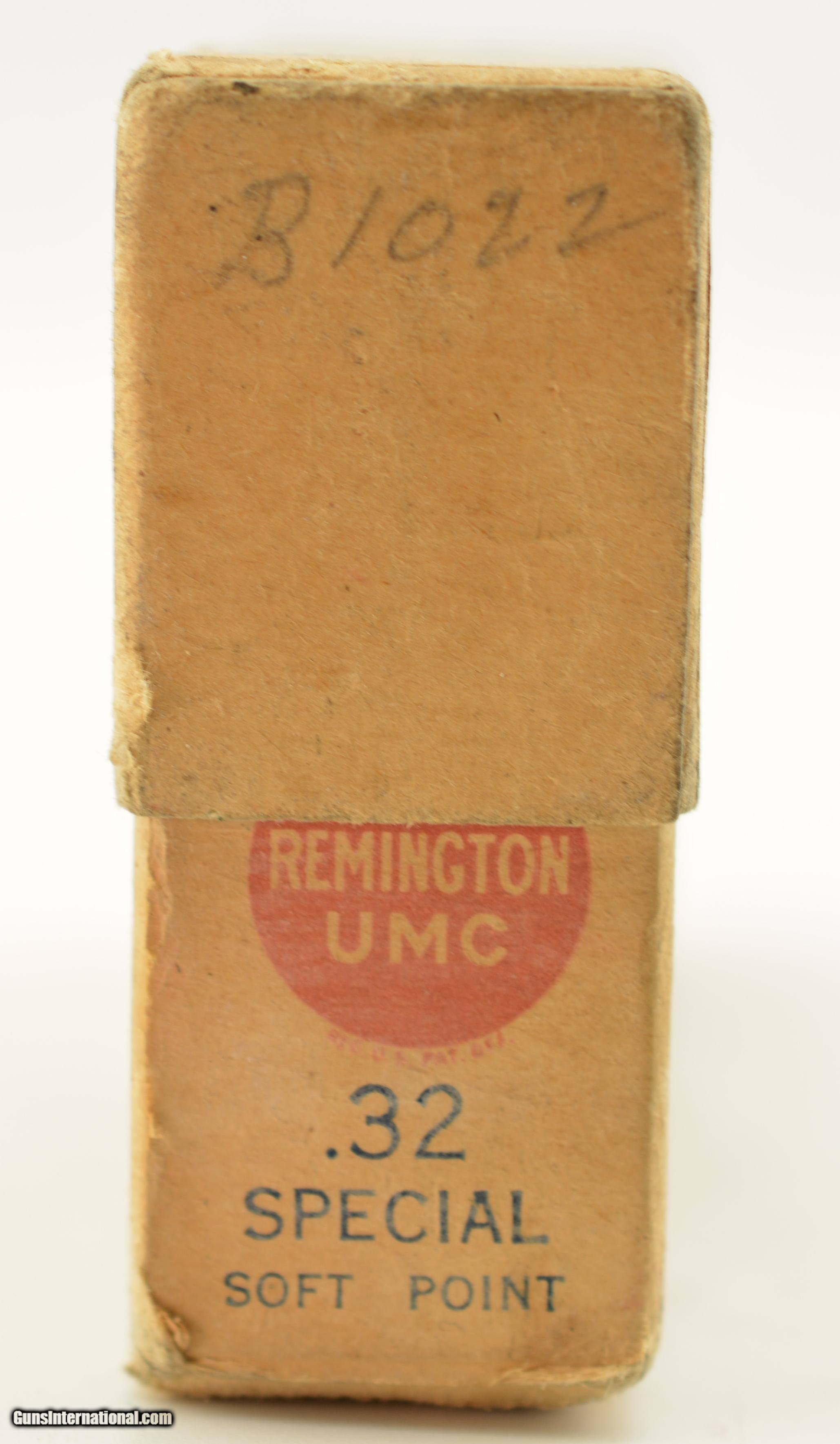 Early Rem UMC Square Corner 2 Piece Box 32 Winchester Special Ammo