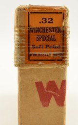 Early 1920's Winchester 32 Win Special Ammo Box 20 Rounds - 3 of 6