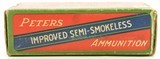 Peters 38 S&W Ammo Full Box Improved Semi-Smokeless No. 3821 - 2 of 7